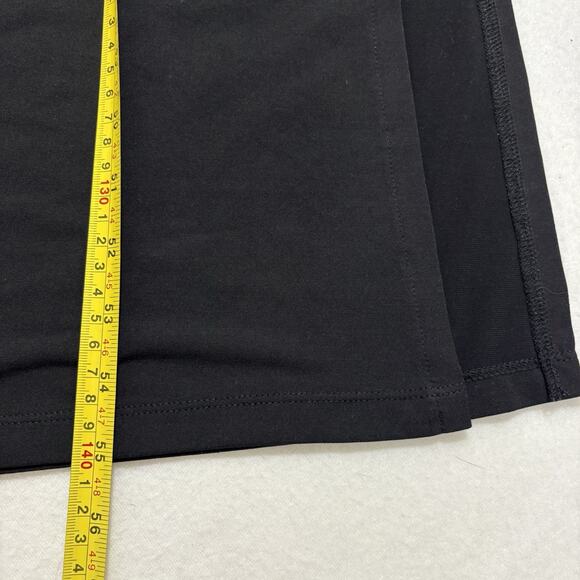 Chico's 2 (US Large) Maxi Dress Cowl Neck Sleeveless Black Sheath Gown - Picture 6 of 12